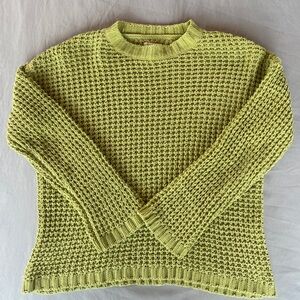 Billabong Lime Knit Sweater Size S